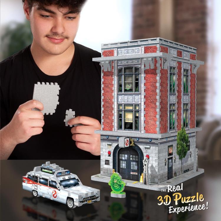 Ghostbusters Firehouse Headquarters 500-Piece 3D Puzzle Gallery Image 8