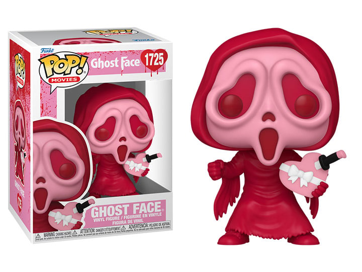 Ghost Face Valentines Pop! Movies #1725 Ghost Face with Heart Box Gallery Image 1