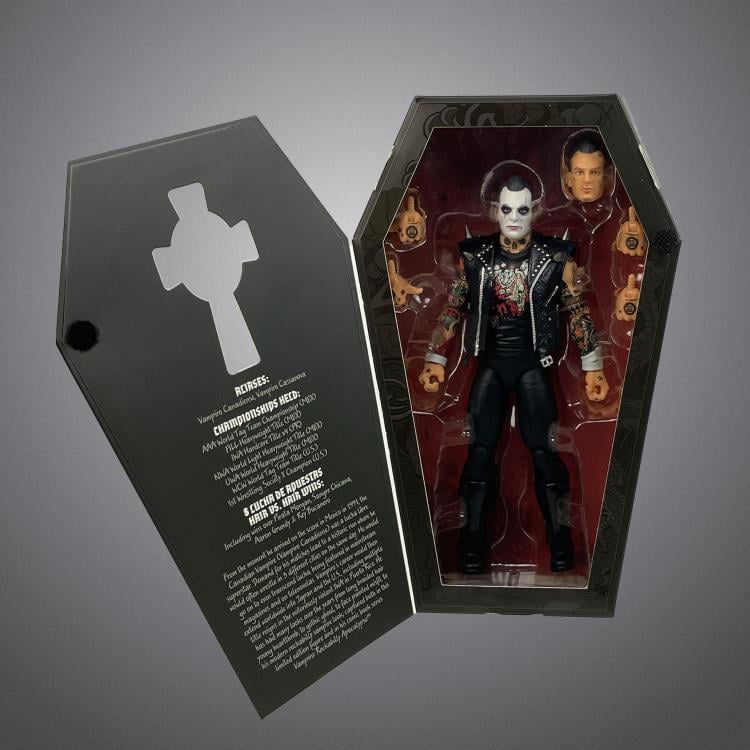 Legends of Lucha Libre Vampiro (Coffin Box) Limited Edition Premium Collector Figure Gallery Image 9