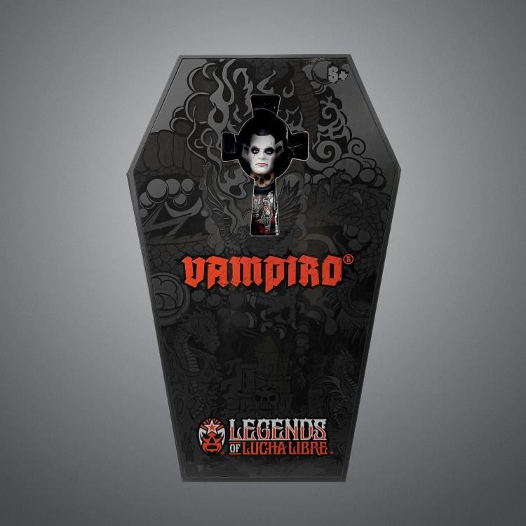 Legends of Lucha Libre Vampiro (Coffin Box) Limited Edition Premium Collector Figure Gallery Image 8