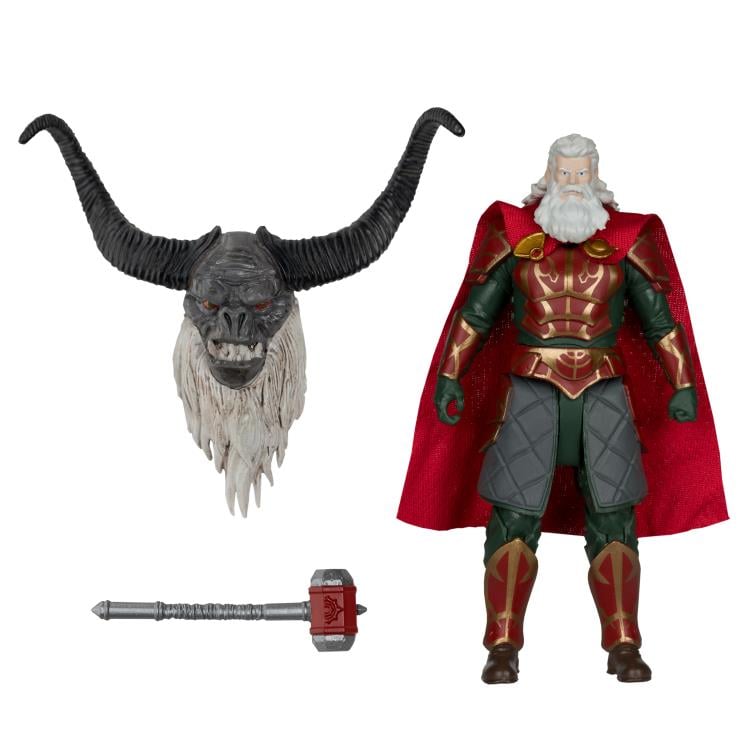 The Lord of the Rings: The War of the Rohirrim 4" Helm Hammerhand Action Figure (Snow Troll Build-a-Figure) Gallery Image 6
