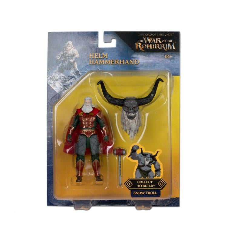 The Lord of the Rings: The War of the Rohirrim 4" Helm Hammerhand Action Figure (Snow Troll Build-a-Figure) Gallery Image 8