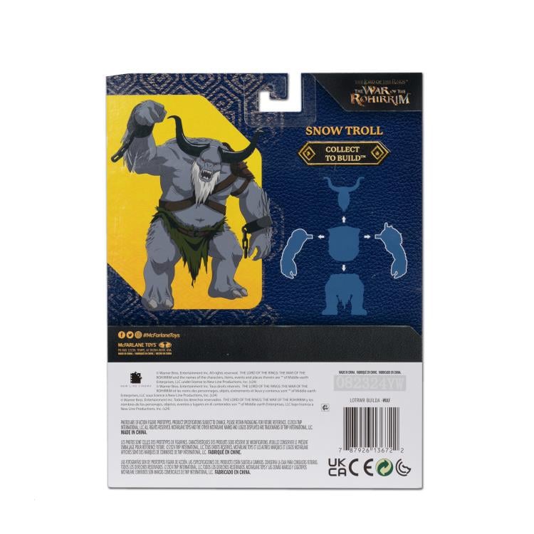 The Lord of the Rings: The War of the Rohirrim 4" Wulf Action Figure (Snow Troll Build-a-Figure) Gallery Image 9