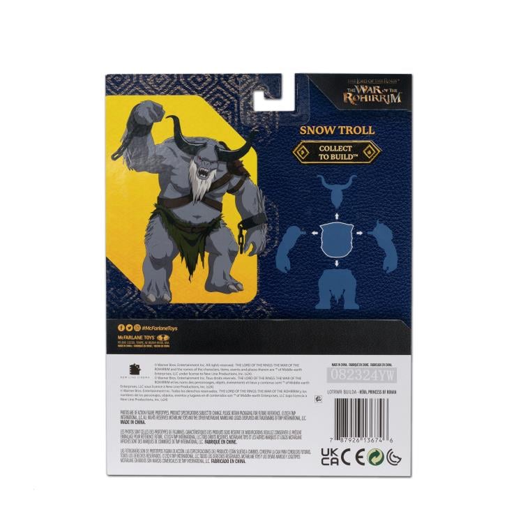 The Lord of the Rings: The War of the Rohirrim 4" Hera Action Figure (Snow Troll Build-a-Figure) Gallery Image 9