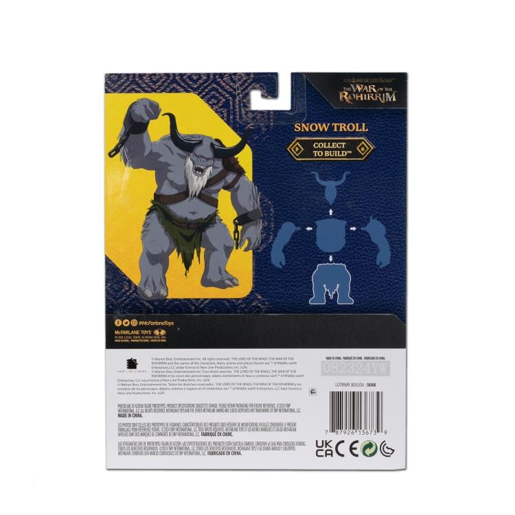 The Lord of the Rings: The War of the Rohirrim 4" Shank Action Figure (Snow Troll Build-a-Figure) Gallery Image 9