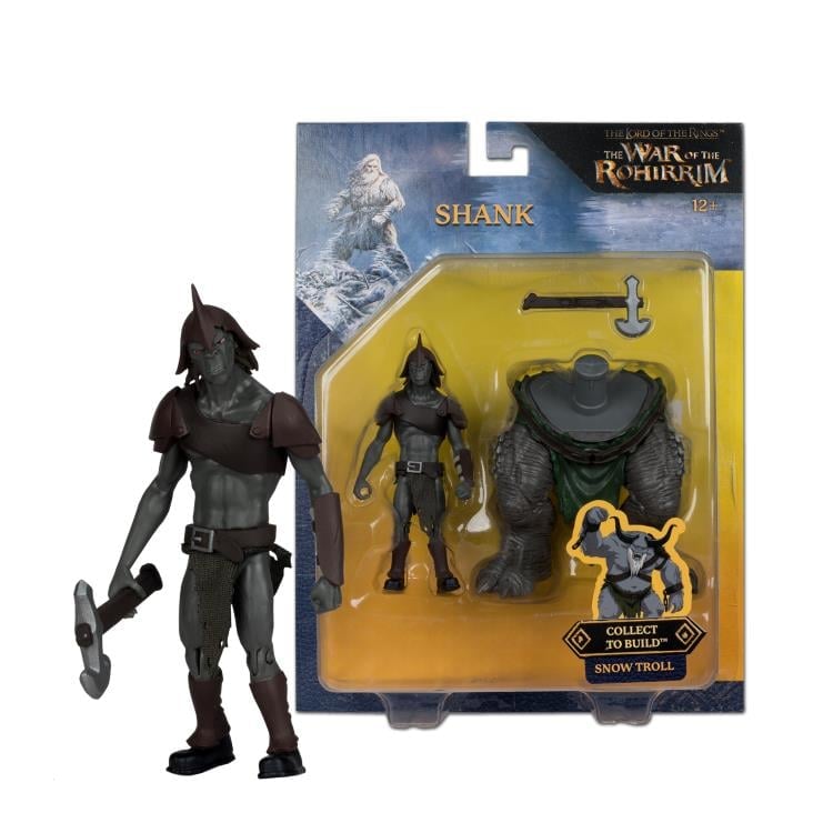 The Lord of the Rings: The War of the Rohirrim 4" Shank Action Figure (Snow Troll Build-a-Figure) Gallery Image 7