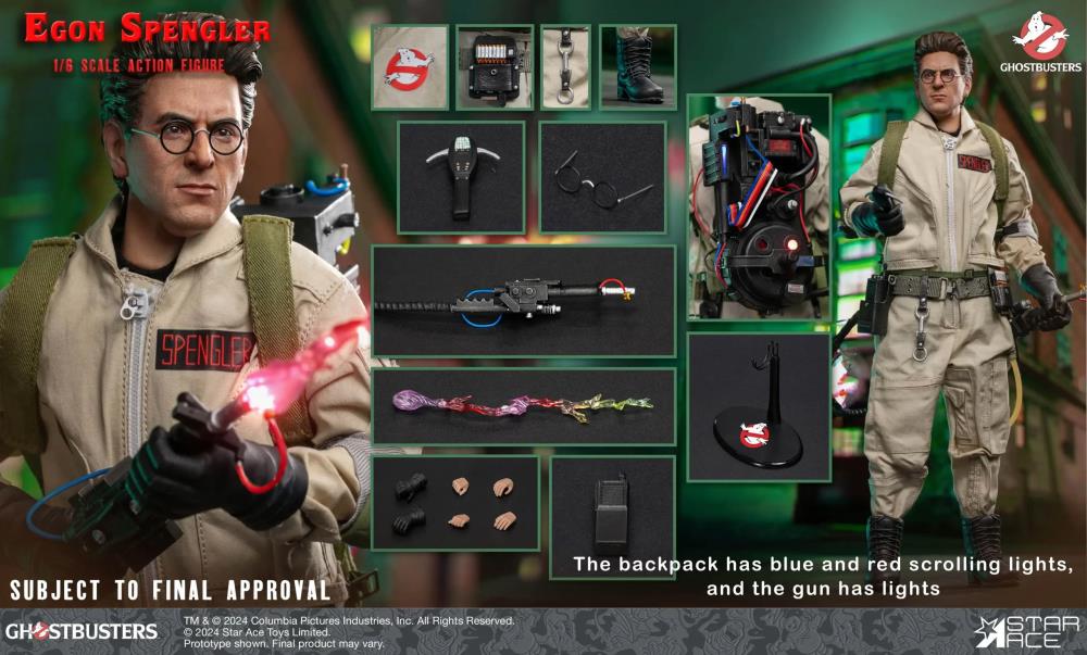 Ghostbusters (1984) Egon Spengler 1/6 Scale Figure Gallery Image 9