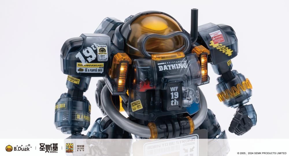 Trendy Machinery 19th Anniversary B.Duck & Spa Duck (Black Samurai Ver.) Limited Edition Model Kit Gallery Image 11
