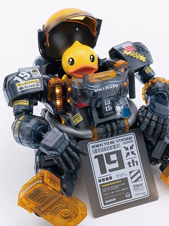Trendy Machinery 19th Anniversary B.Duck & Spa Duck (Black Samurai Ver.) Limited Edition Model Kit Gallery Image 2