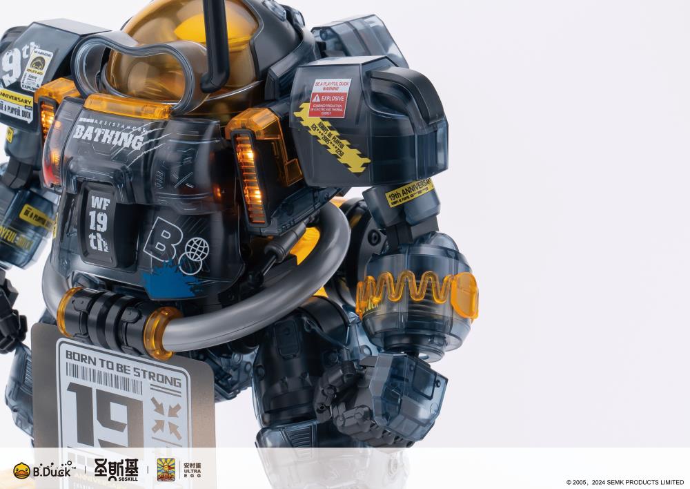 Trendy Machinery 19th Anniversary B.Duck & Spa Duck (Black Samurai Ver.) Limited Edition Model Kit Gallery Image 13