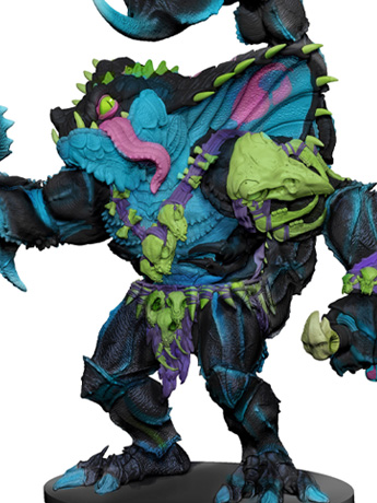 MONSTORS Ven-Nom-Nom (Color Swap Variant) Action Figure Gallery Image 2