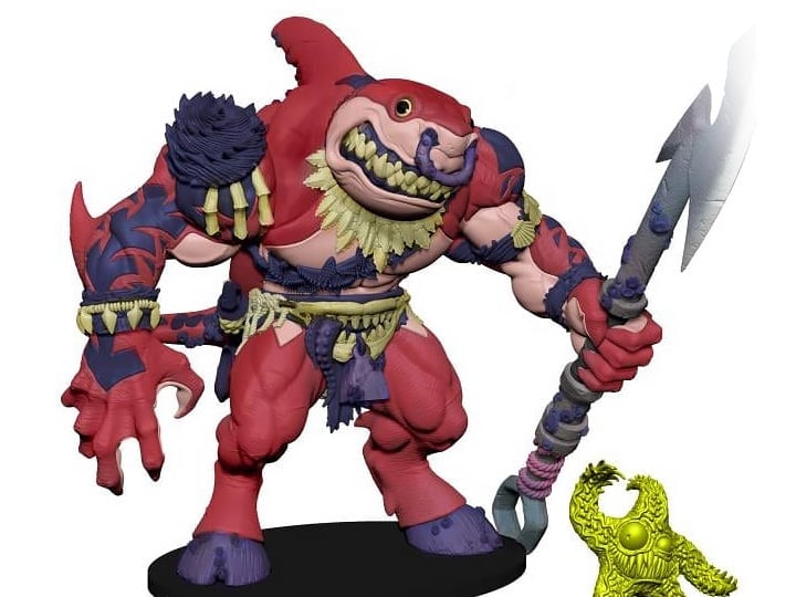 MONSTORS Bull-Tooth (Color Swap Variant) Action Figure Gallery Image 1