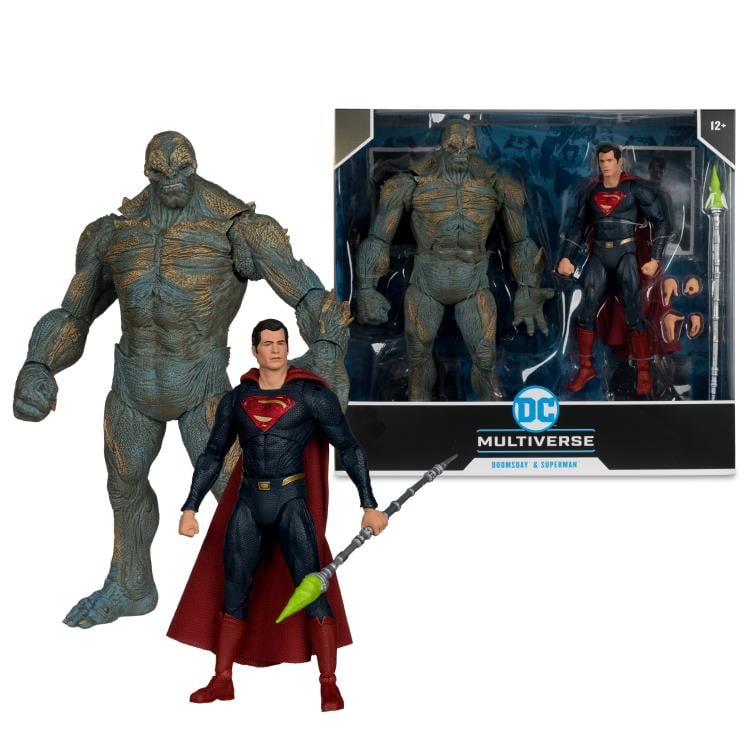 Batman v Superman: Dawn of Justice DC Multiverse Doomsday & Superman Action Figure Two-Pack Gallery Image 8