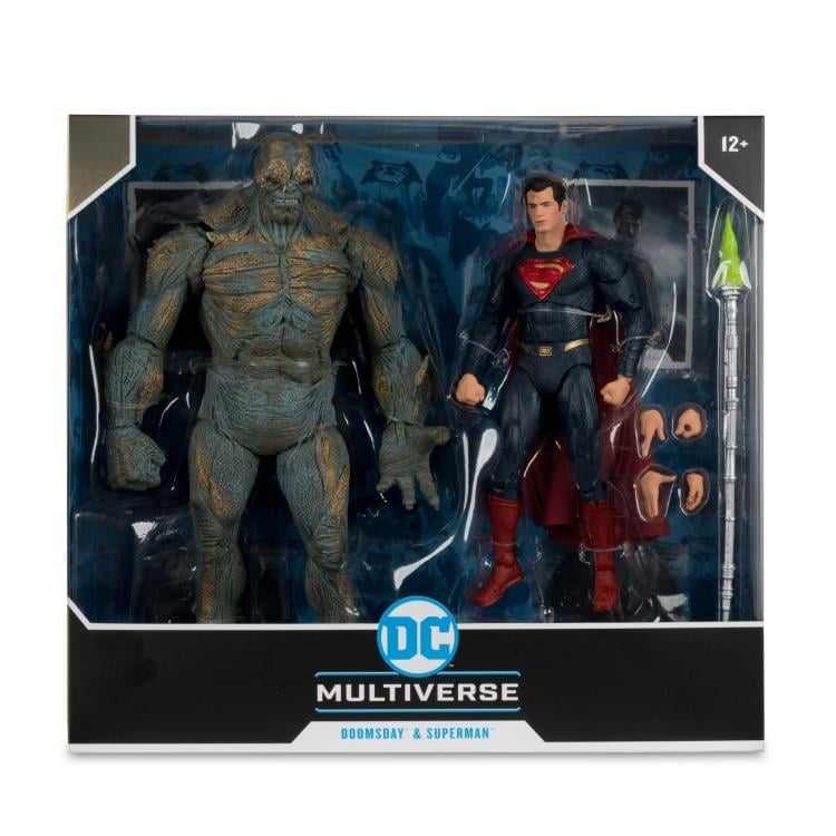 Batman v Superman: Dawn of Justice DC Multiverse Doomsday & Superman Action Figure Two-Pack Gallery Image 9