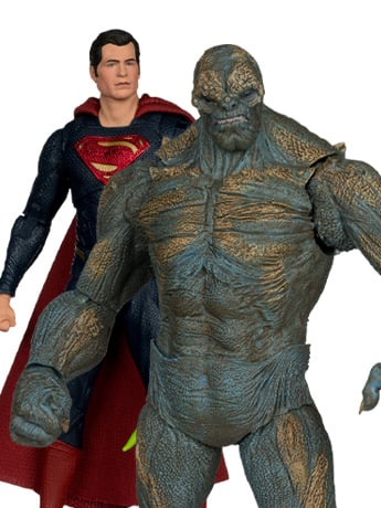 Batman v Superman: Dawn of Justice DC Multiverse Doomsday & Superman Action Figure Two-Pack Gallery Image 2