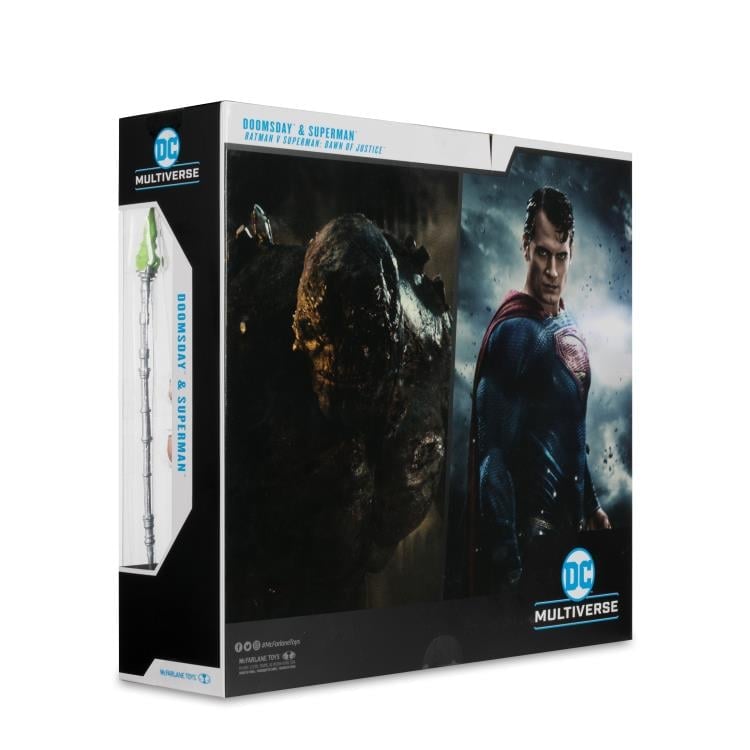 Batman v Superman: Dawn of Justice DC Multiverse Doomsday & Superman Action Figure Two-Pack Gallery Image 11