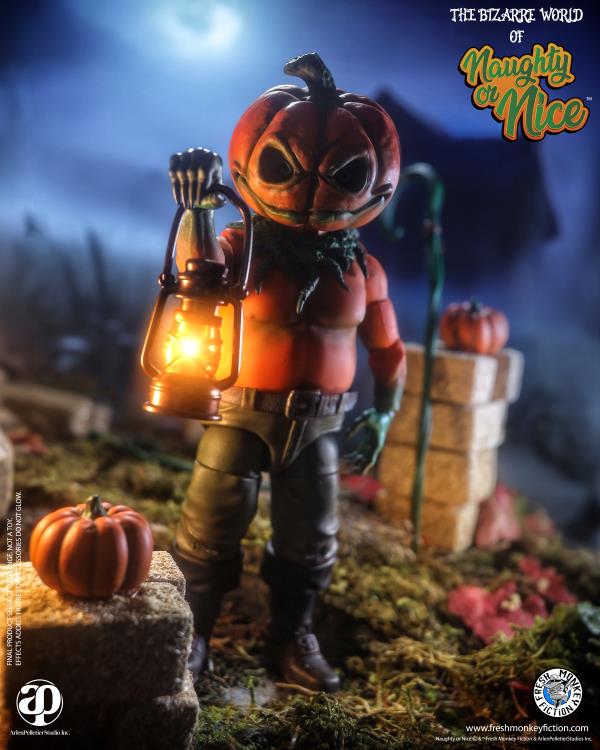 The Bizarre World of Naughty or Nice Petor and Patch Pumpkin BBTS Exclusive Action Figure Two-Pack Gallery Image 6