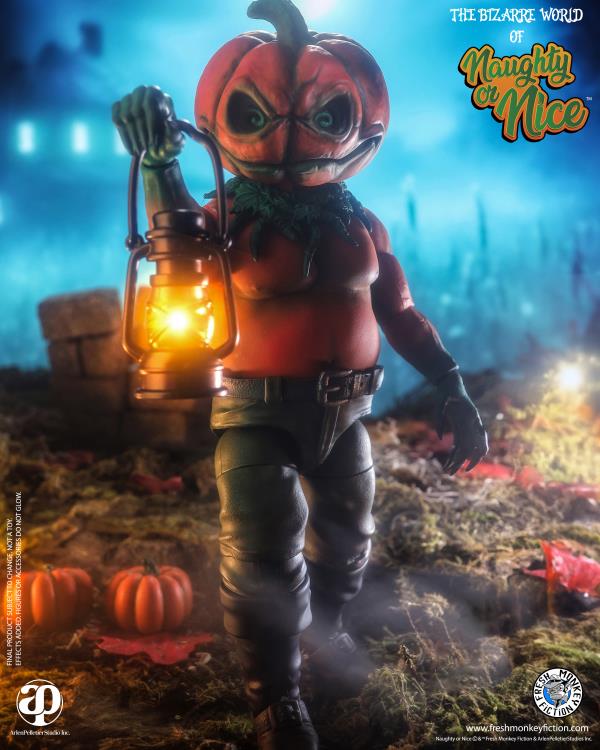 The Bizarre World of Naughty or Nice Petor and Patch Pumpkin BBTS Exclusive Action Figure Two-Pack Gallery Image 4