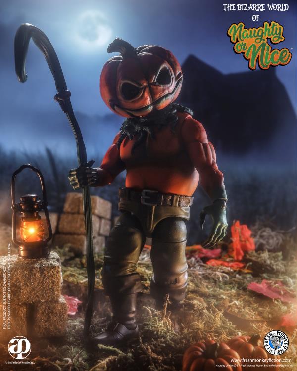 The Bizarre World of Naughty or Nice Petor and Patch Pumpkin BBTS Exclusive Action Figure Two-Pack Gallery Image 7