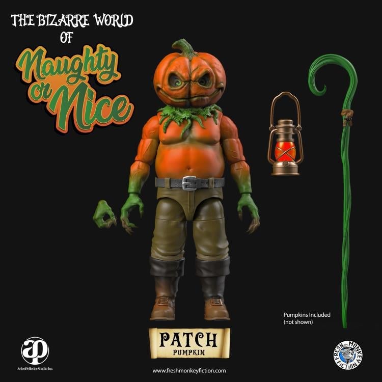 The Bizarre World of Naughty or Nice Petor and Patch Pumpkin BBTS Exclusive Action Figure Two-Pack Gallery Image 12