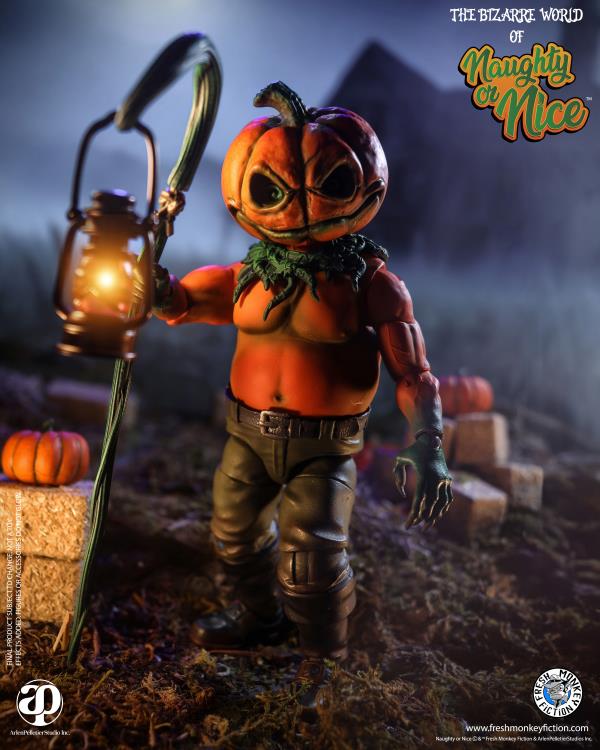 The Bizarre World of Naughty or Nice Petor and Patch Pumpkin BBTS Exclusive Action Figure Two-Pack Gallery Image 9
