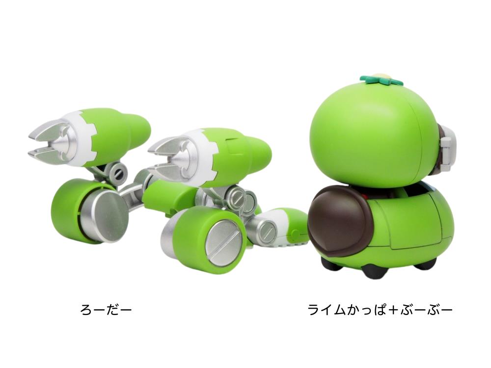 Mikan Kappa Choi-Pla Mikan Kappa Robo (Lime Ver.) Model Kit Gallery Image 11