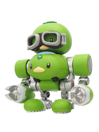 Mikan Kappa Choi-Pla Mikan Kappa Robo (Lime Ver.) Model Kit Gallery Image 2