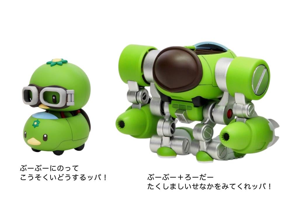 Mikan Kappa Choi-Pla Mikan Kappa Robo (Lime Ver.) Model Kit Gallery Image 8