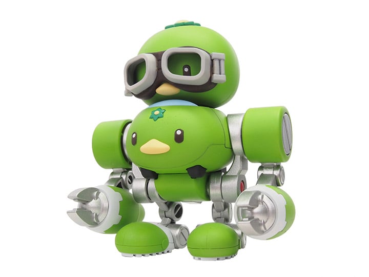 Mikan Kappa Choi-Pla Mikan Kappa Robo (Lime Ver.) Model Kit Gallery Image 1