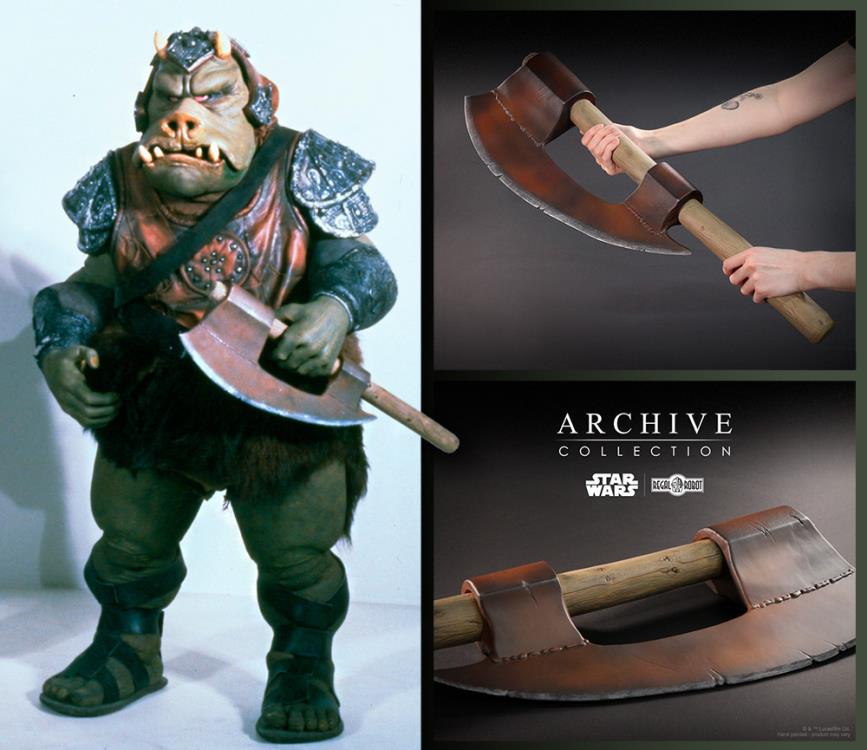 Star Wars: Return of the Jedi Archive Collection Gamorrean Guard Axe (Signature Edition) Limited Edition Prop Replica Gallery Image 10