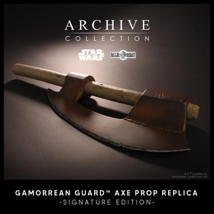 Star Wars: Return of the Jedi Archive Collection Gamorrean Guard Axe (Signature Edition) Limited Edition Prop Replica Gallery Image 5