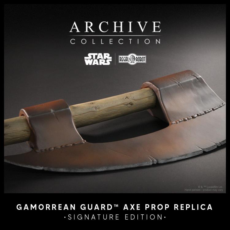 Star Wars: Return of the Jedi Archive Collection Gamorrean Guard Axe (Signature Edition) Limited Edition Prop Replica Gallery Image 6