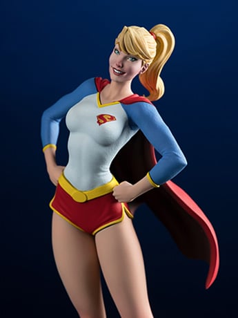 DC Covers Girls Supergirl 1/8 Scale Limited Edition Statue (J. Scott Campbell) Gallery Image 2