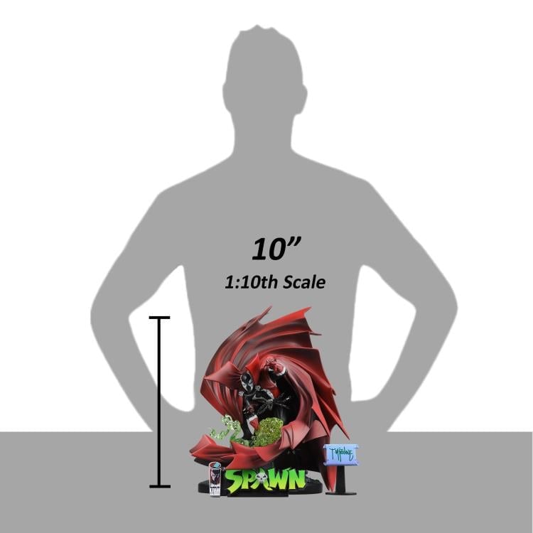 Spawn Black, White & Red All Over Spawn 1/10 Scale Limited Edition