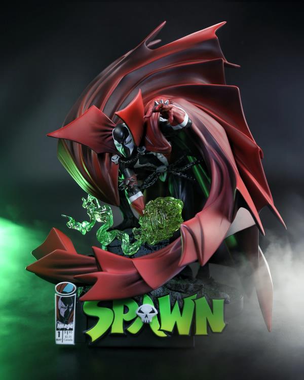 アメコミ Spawn Black White & Red All Over statue Spawn Black, White & Red All Over Spawn 1/10 Scale Limited Edition