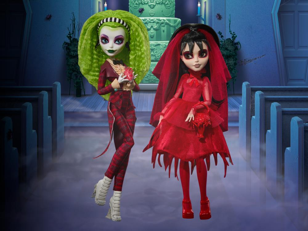 Monster High x Beetlejuice Beetlejuice Skullector Beetlejuice Wedding Exclusive Two-Pack Gallery Image 3