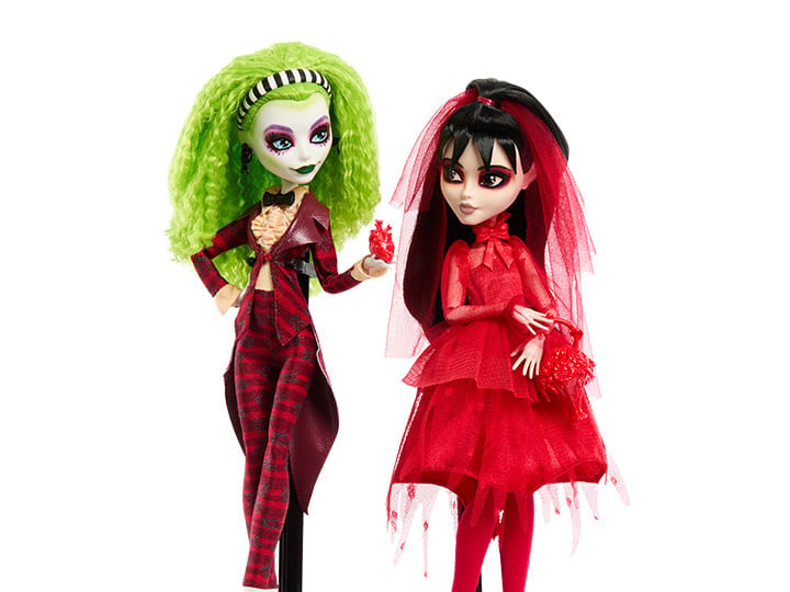 Monster High x Beetlejuice Beetlejuice Skullector Beetlejuice Wedding Exclusive Two-Pack Gallery Image 1