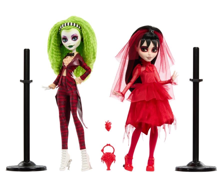 Monster High x Beetlejuice Beetlejuice Skullector Beetlejuice Wedding Exclusive Two-Pack Gallery Image 9