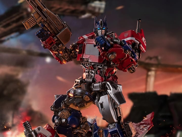 Transformers: Bumblebee Optimus Prime Mini Statue Gallery Image 1