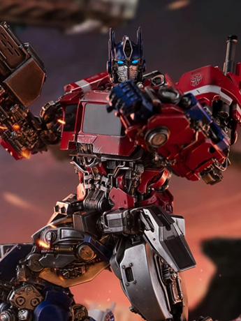Transformers: Bumblebee Optimus Prime Mini Statue Gallery Image 2