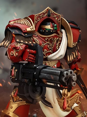 Warhammer: The Horus Heresy Blood Angels Crimson Paladin with Iliastus Assault Cannon 1/18 Scale Action Figure Gallery Image 2