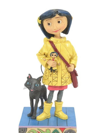 Coraline Heartwood Creek Coraline in Yellow Raincoat (Jim Shore) Gallery Image 2