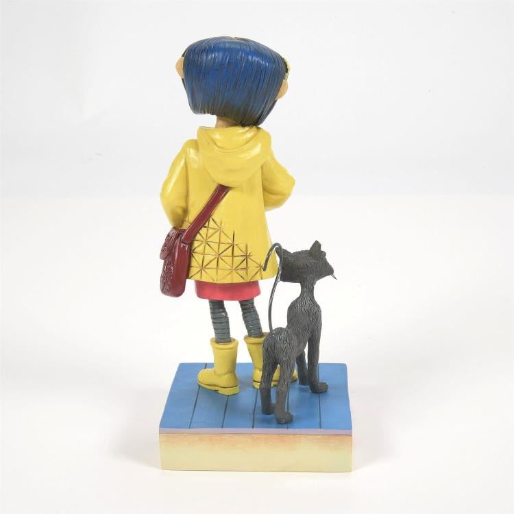 Coraline Heartwood Creek Coraline in Yellow Raincoat (Jim Shore) Gallery Image 4