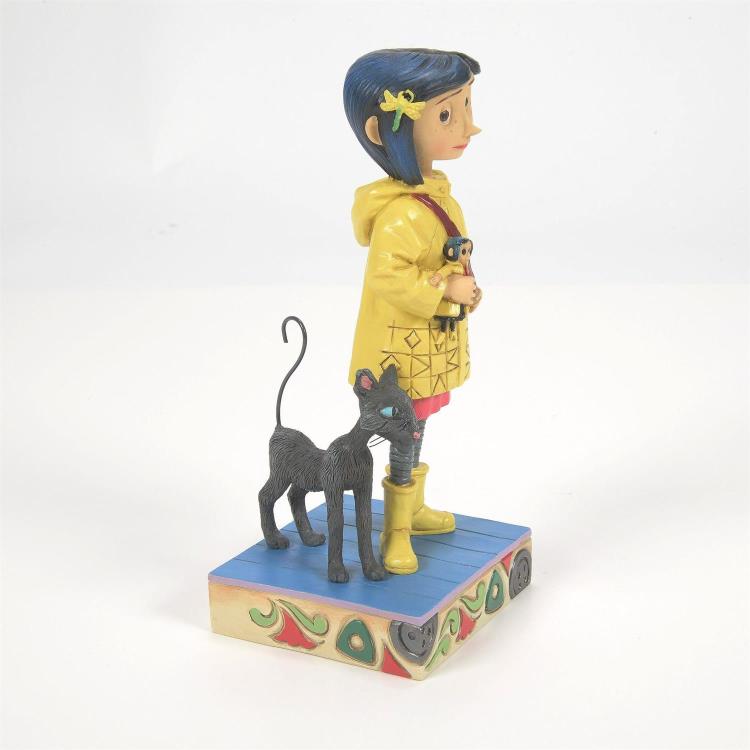 Coraline Heartwood Creek Coraline in Yellow Raincoat (Jim Shore) Gallery Image 3