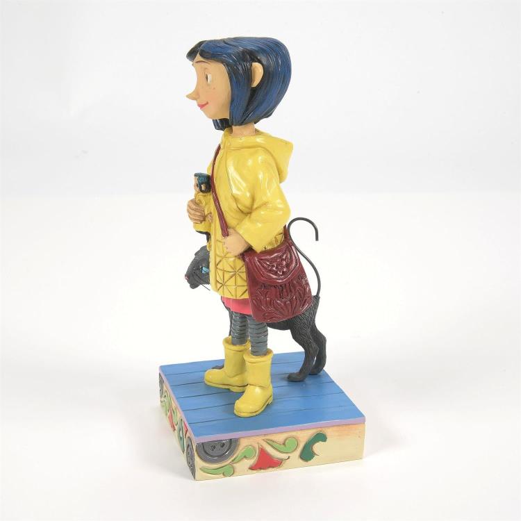 Coraline Heartwood Creek Coraline in Yellow Raincoat (Jim Shore) Gallery Image 5