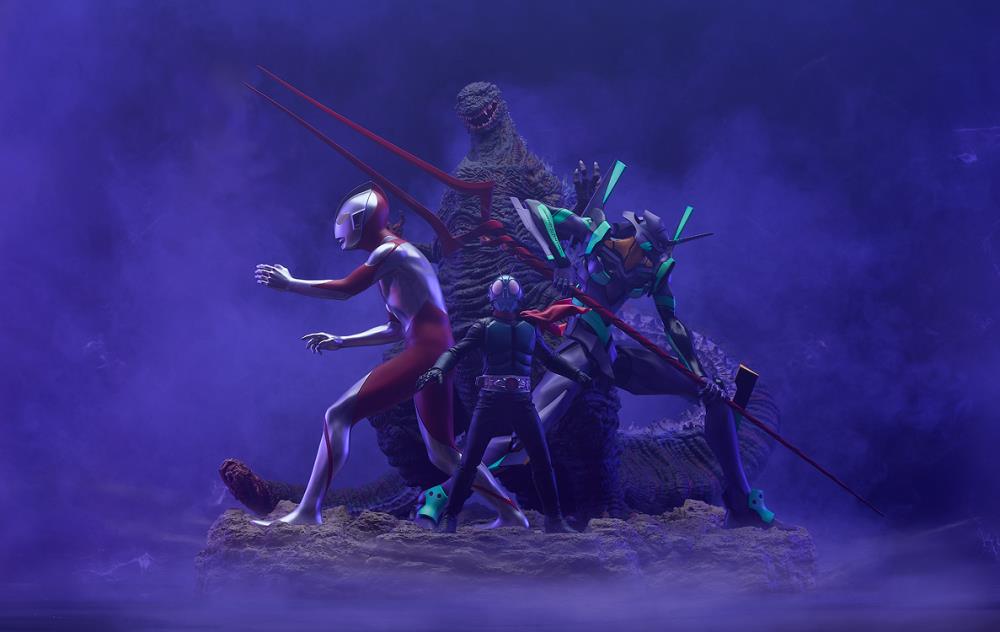 Shin Japan Heroes Universe Set of 4 Statues