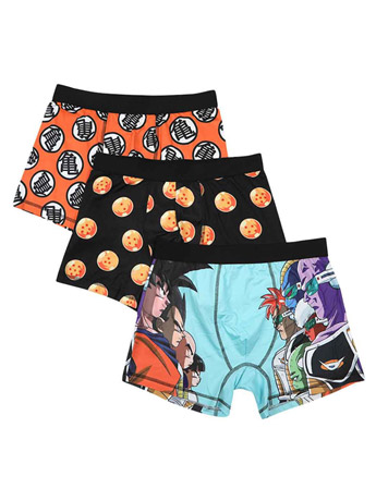 Dragon Ball Z Adult Boxer Briefs Three-Pack Gallery Image 2