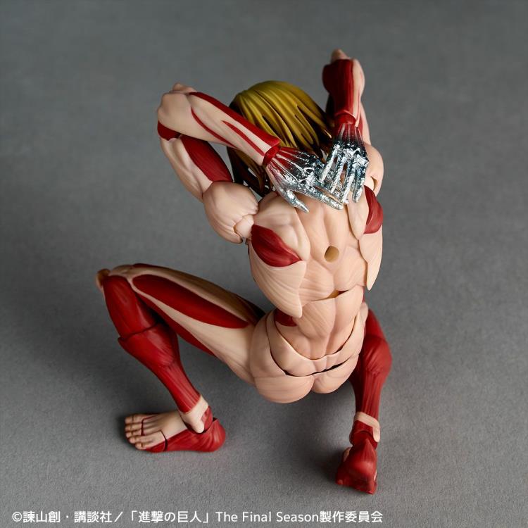 Attack on Titan Amazing Yamaguchi Revoltech NR068 Female Titan (Annie Leonhart) Action Figure Gallery Image 8