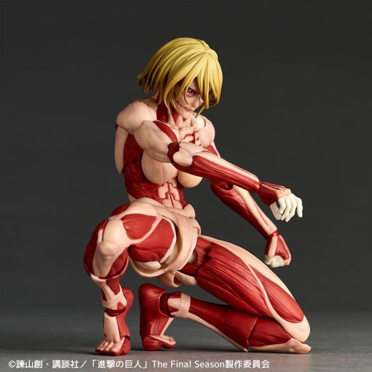 Attack on Titan Amazing Yamaguchi Revoltech NR068 Female Titan (Annie Leonhart) Action Figure Gallery Image 9