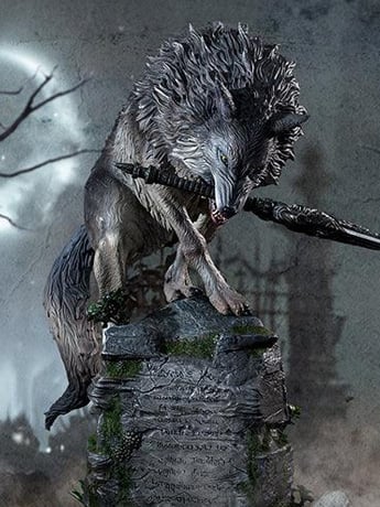 Dark Souls The Great Grey Wolf Sif Statue Gallery Image 2